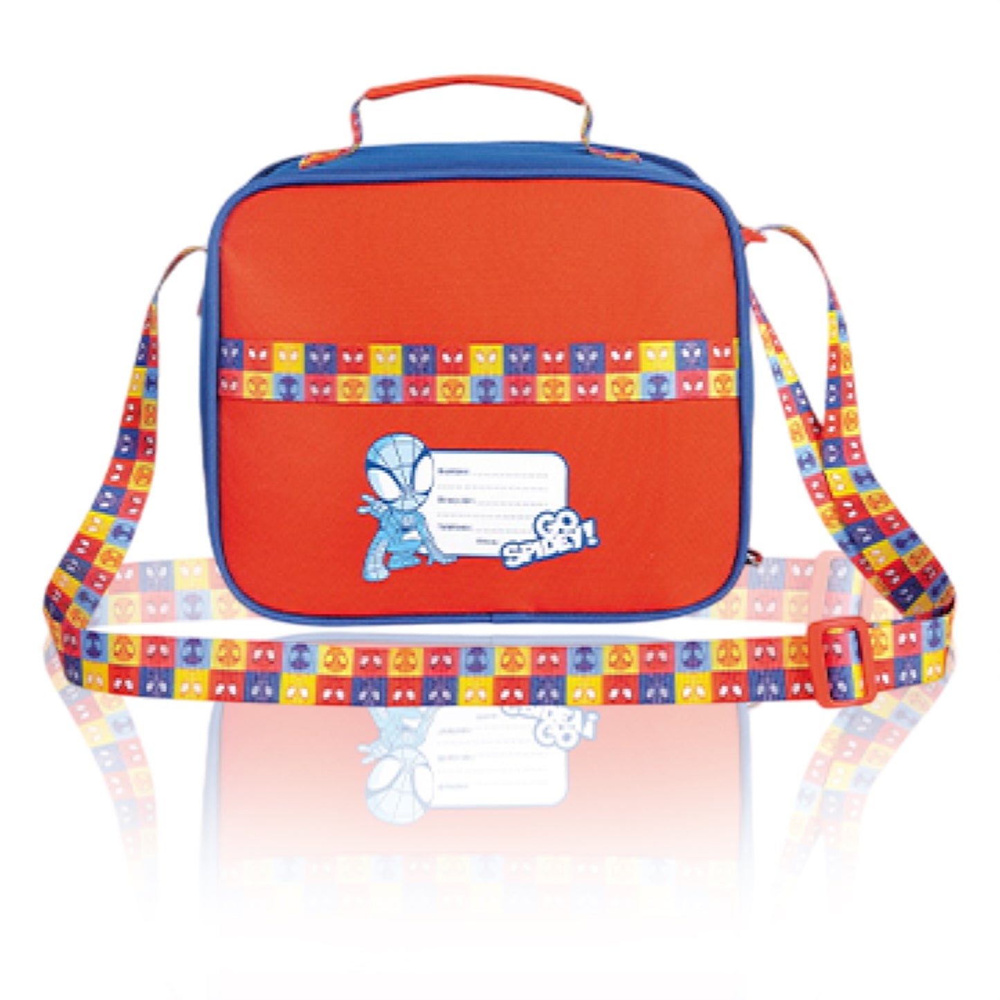 Combo Morral + Cartuchera + Lonchera Spidey And Friends Reverse
