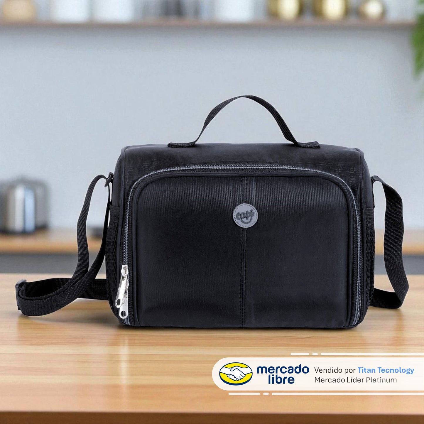Lonchera / Bolso Térmico Capi Happy Classic Black