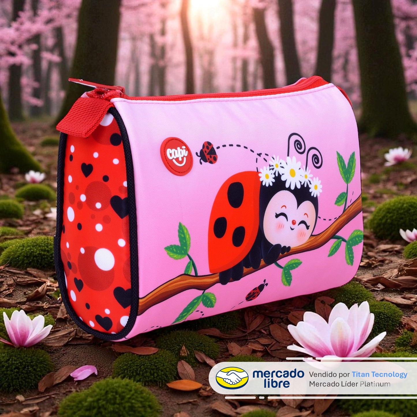Cartuchera / Estuche Capi Kids Triangular Cute Jade
