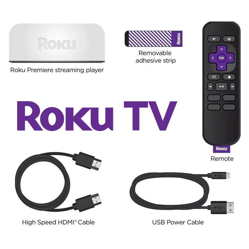 Roku Premiere HD 4K HDR Streaming Netflix / YouTube / HBO