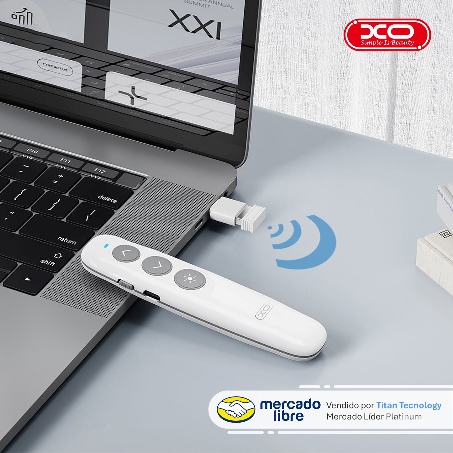 Presentador XO / Apuntador / Puntero Láser Inalámbrico USB