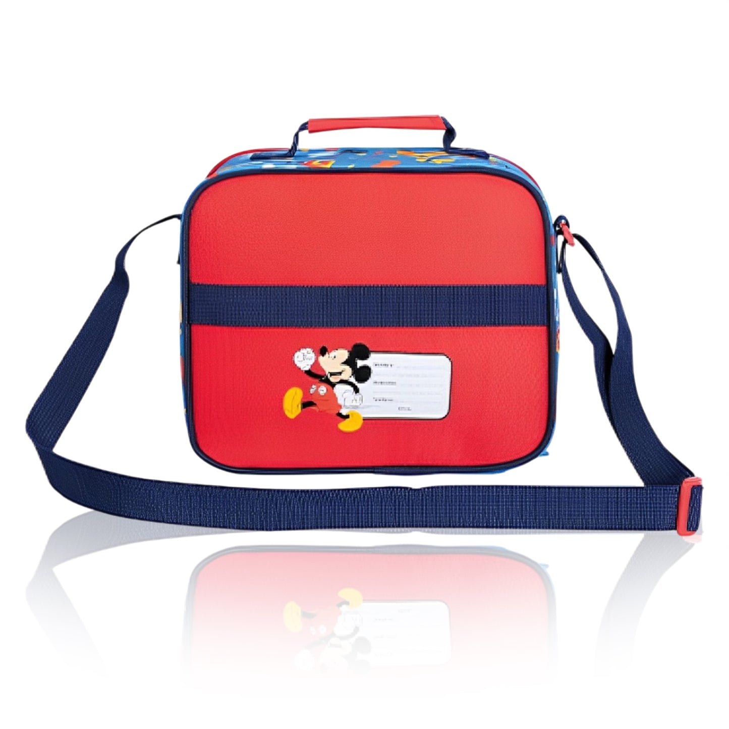 Combo Morral + Cartuchera + Lonchera Mickey Mouse Disney Junior Capi