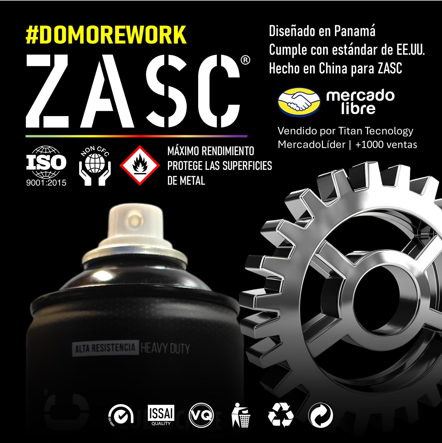 Aceite En Spray Zasc Lubricante / Antióxido 450cc