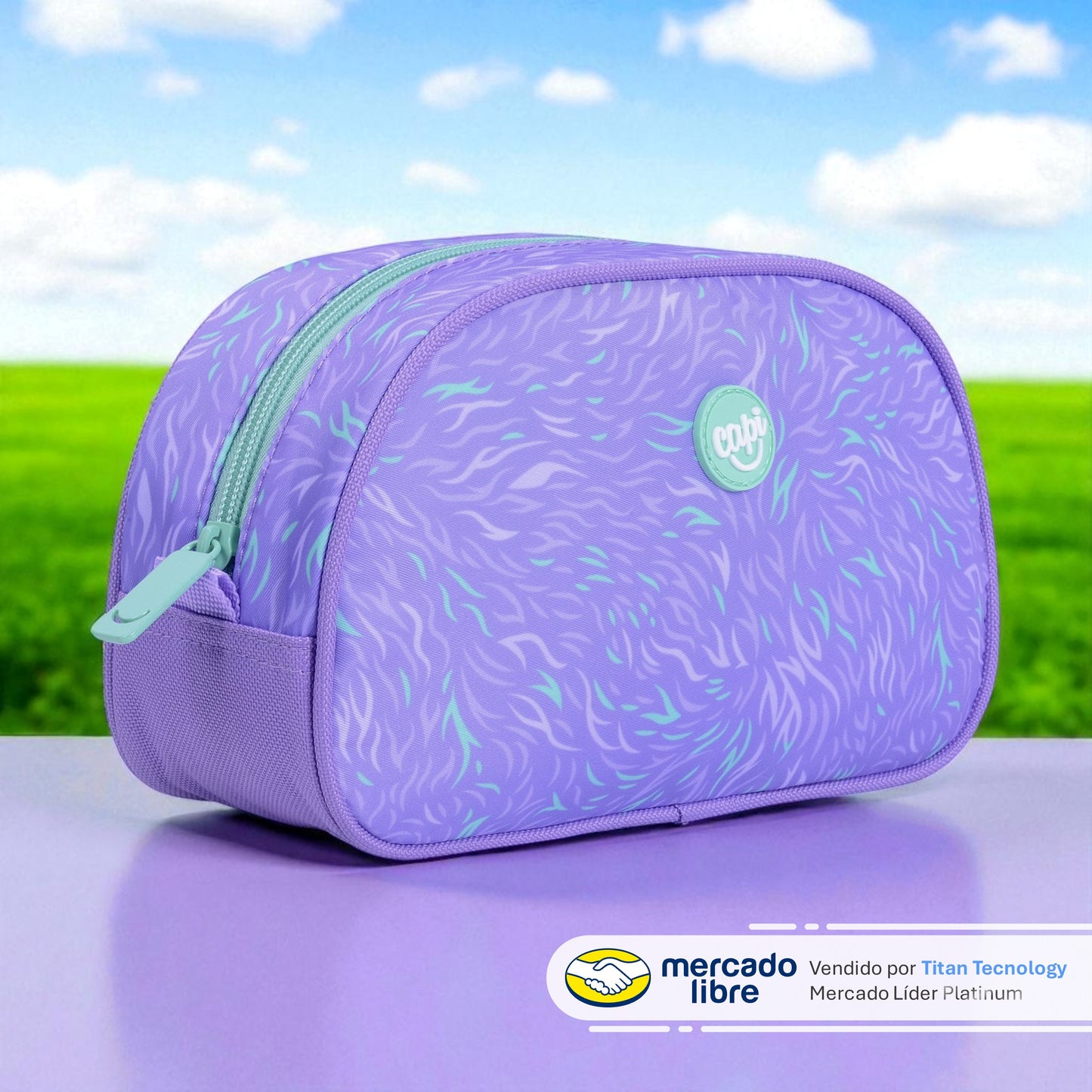 Cartuchera / Estuche Capi Ovalado Happy Lily
