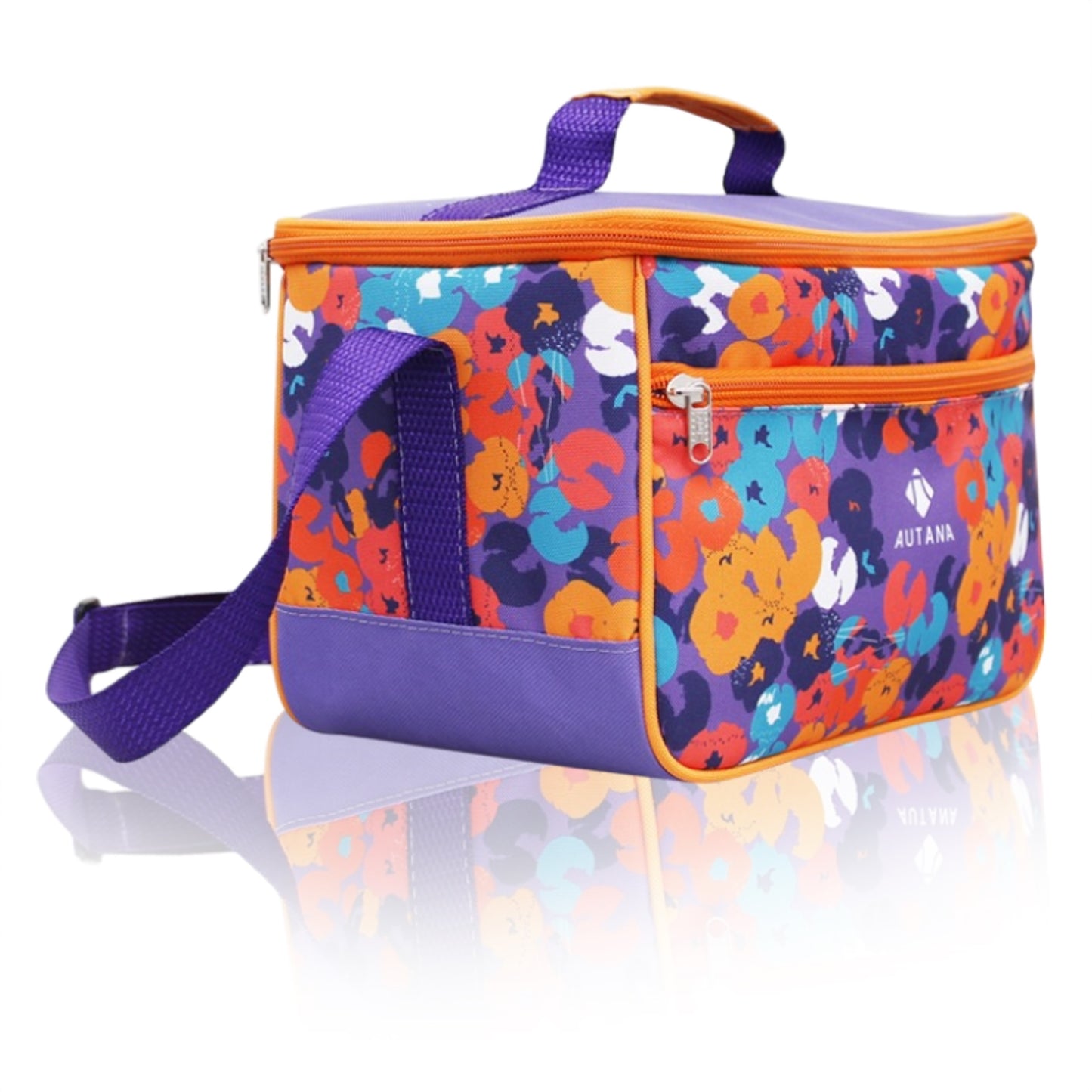 Lonchera Térmica Autana Rectangular Capi Purple Fun + Obsequio