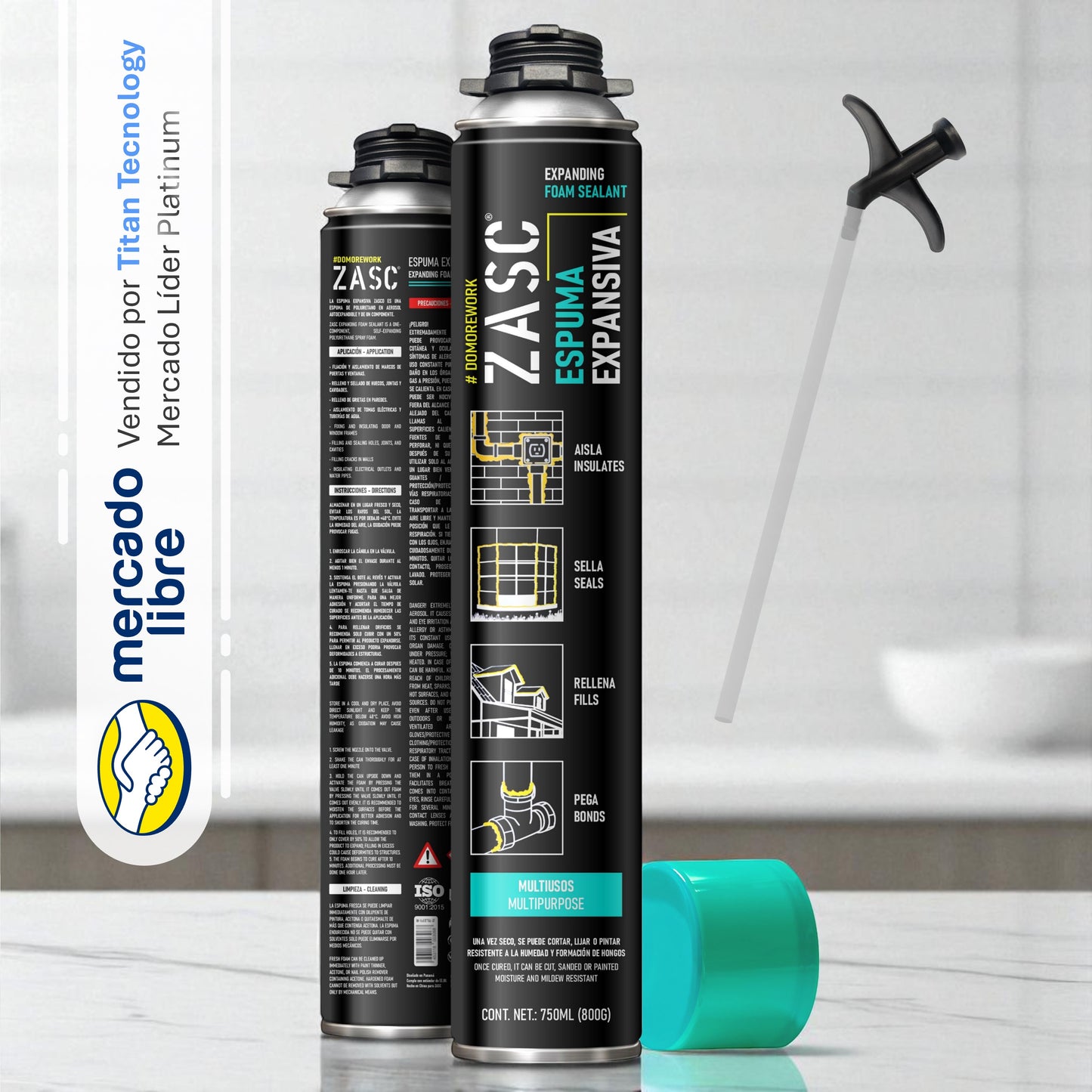Espuma Expansiva Multiusos / Spray Zasc de Poliuretano