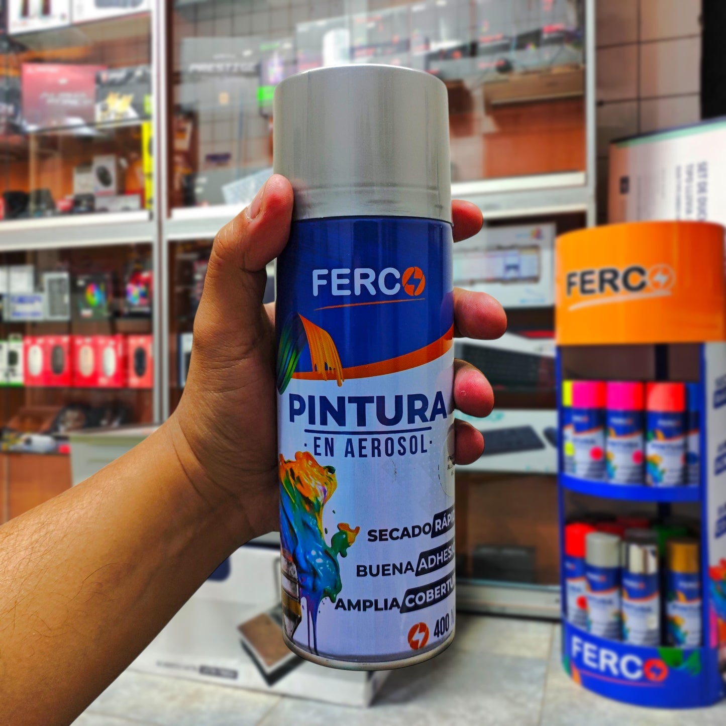 Pintura Ferco En Spray / Aerosol Acrílica Colores Premium 400cc