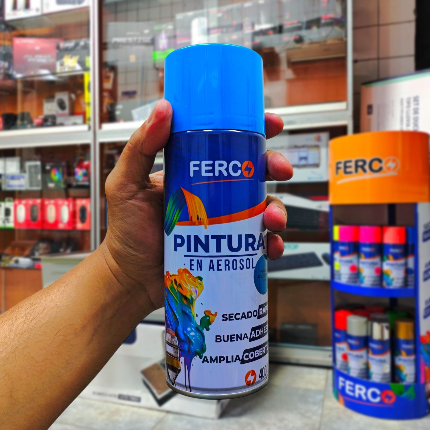 Pintura Ferco en Spray / Aerosol Acrílica Colores Clásicos 400cc