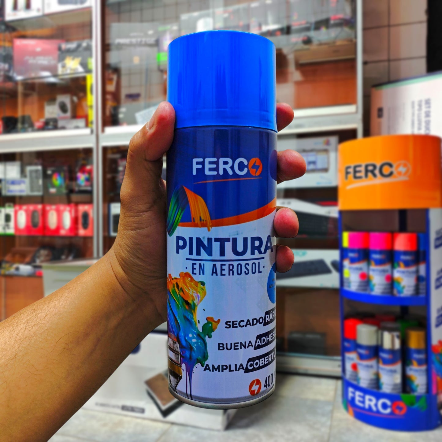 Pintura Ferco en Spray / Aerosol Acrílica Colores Clásicos 400cc