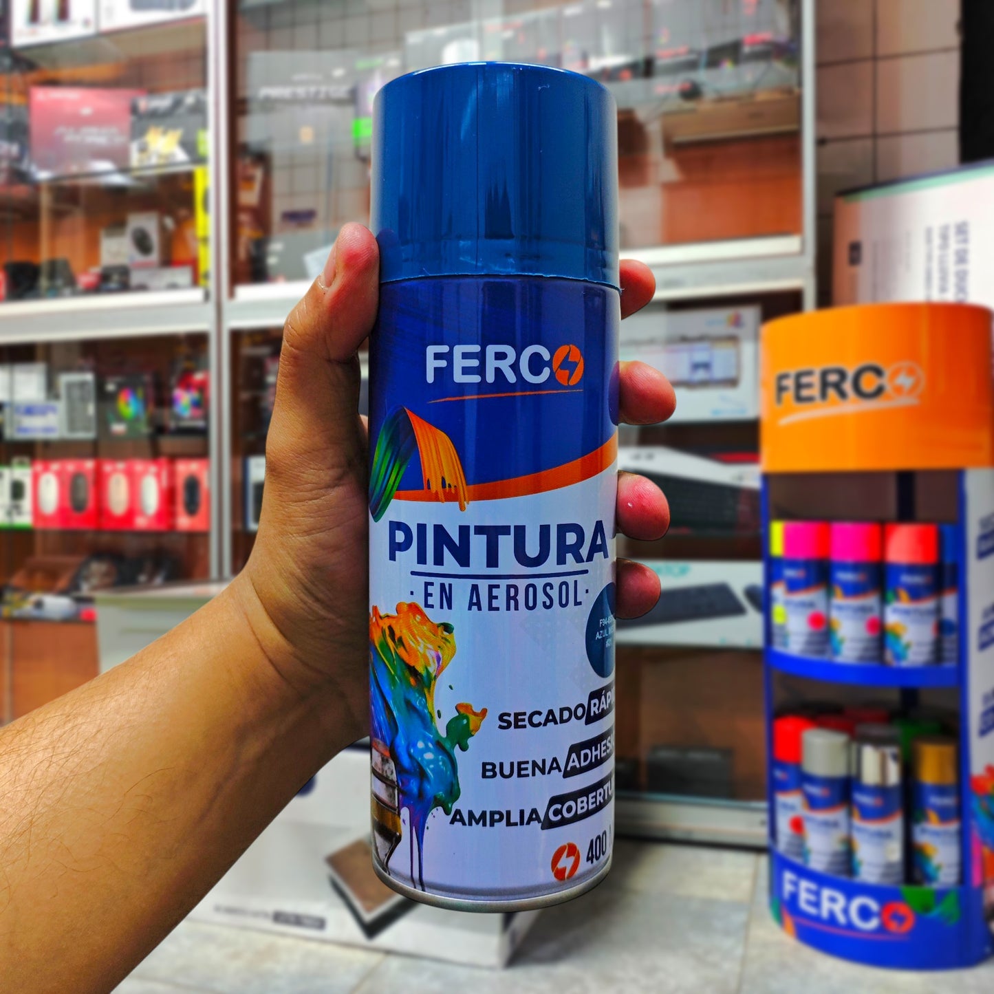 Pintura Ferco en Spray / Aerosol Acrílica Colores Clásicos 400cc