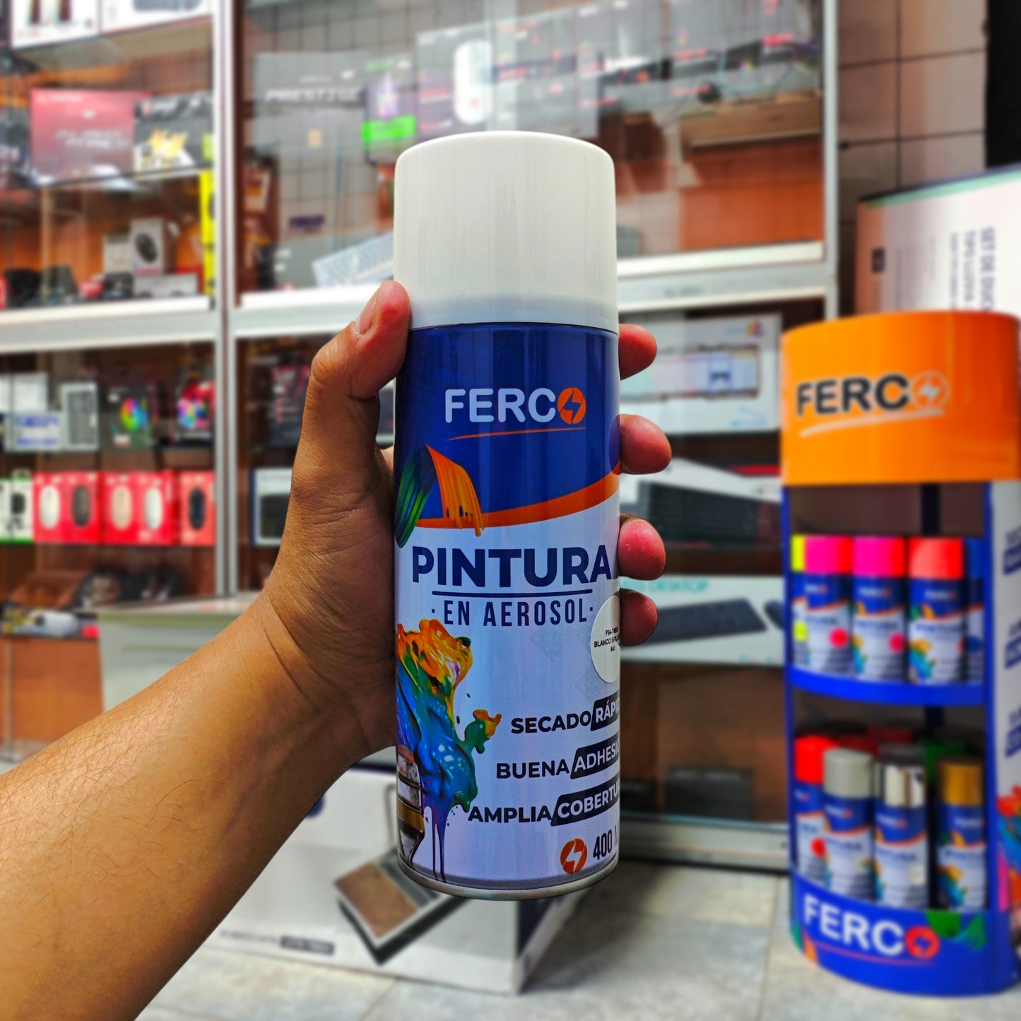 Pintura Ferco en Spray / Aerosol Acrílica Colores Clásicos 400cc