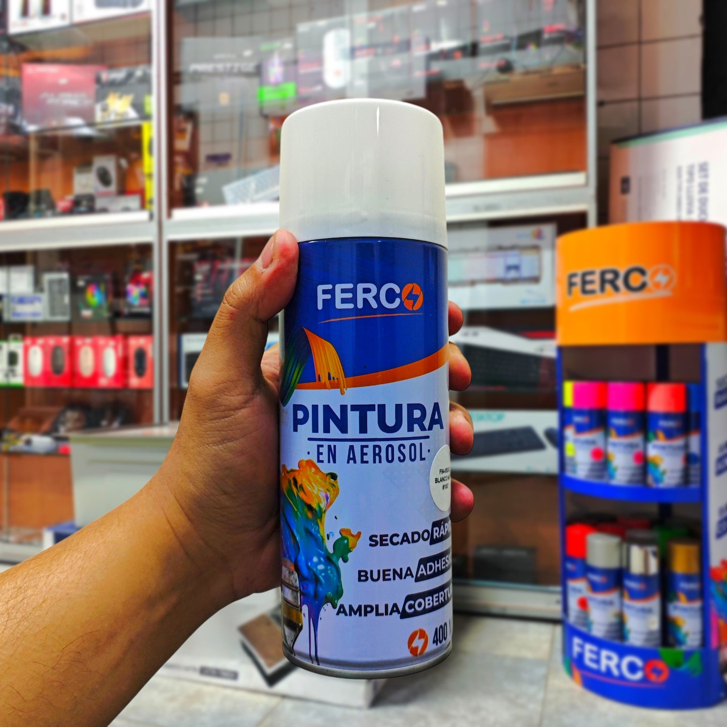 Pintura Ferco en Spray / Aerosol Acrílica Colores Clásicos 400cc