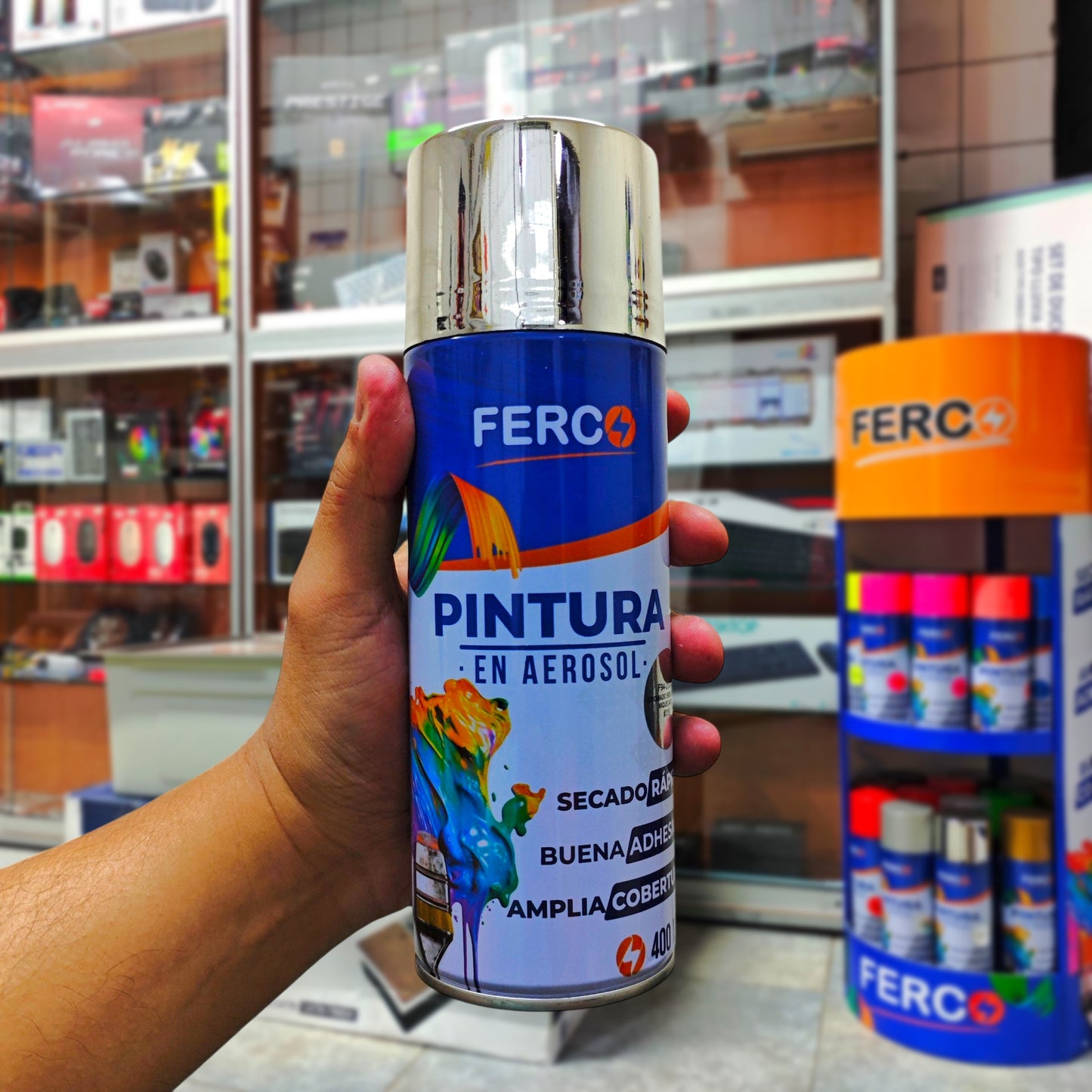 Pintura Ferco En Spray / Aerosol Acrílica Colores Premium 400cc