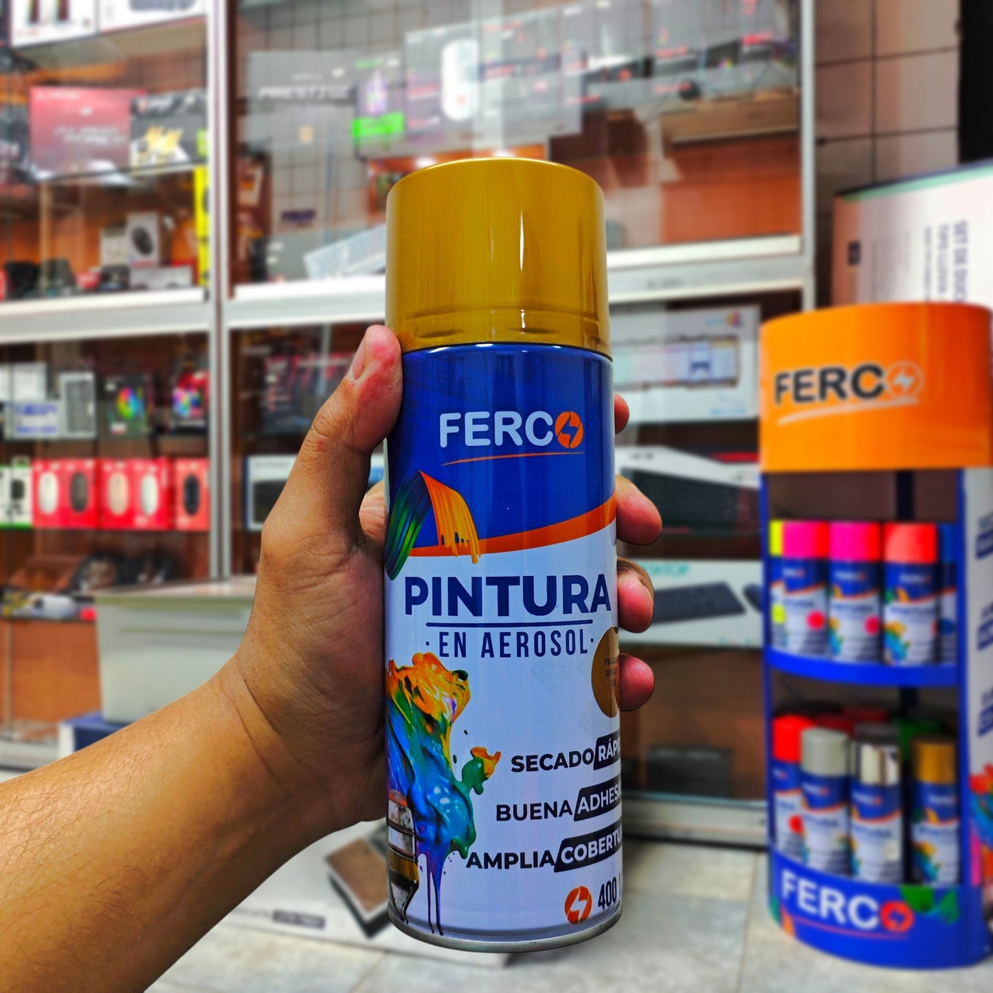 Pintura Ferco En Spray / Aerosol Acrílica Colores Premium 400cc