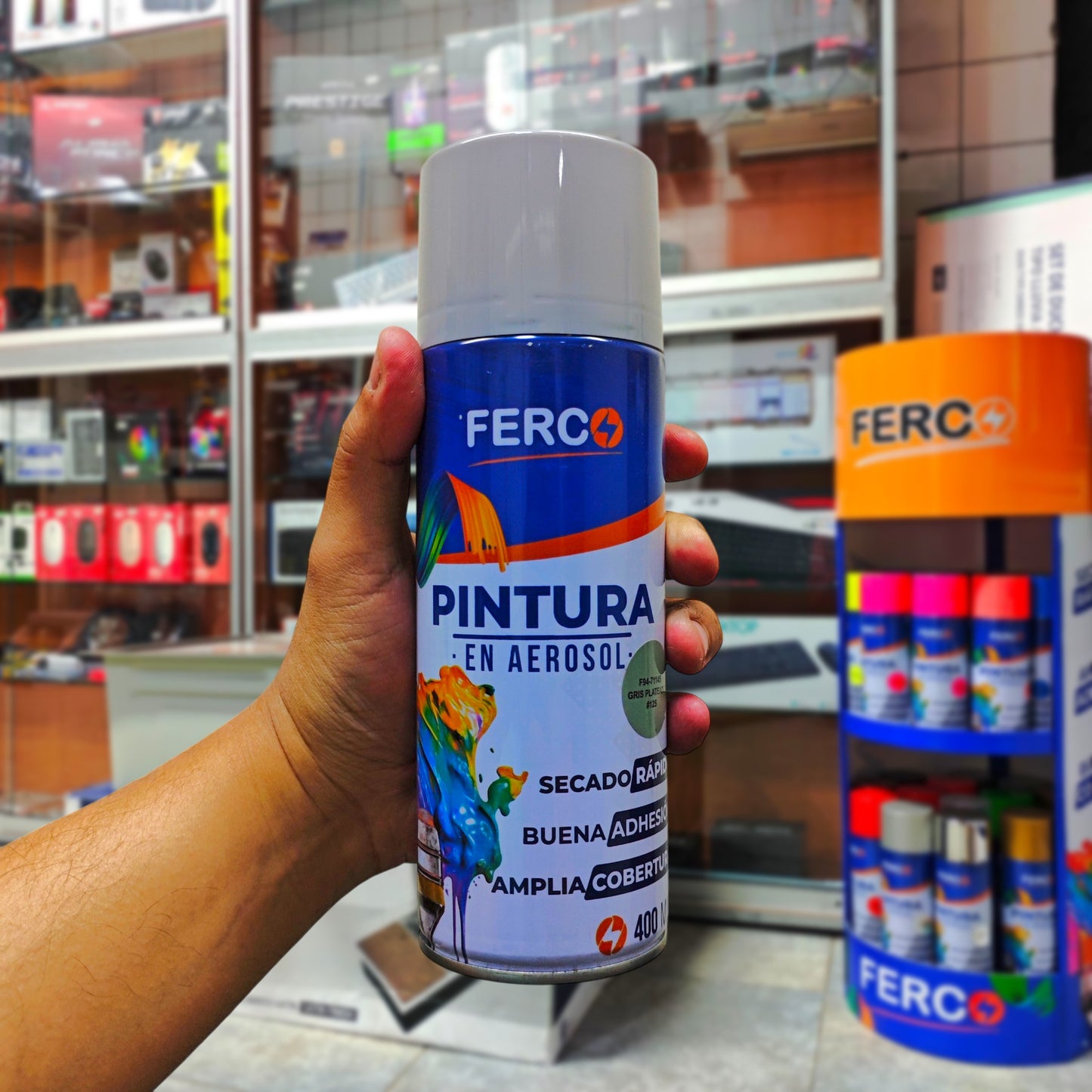 Pintura Ferco en Spray / Aerosol Acrílica Colores Clásicos 400cc