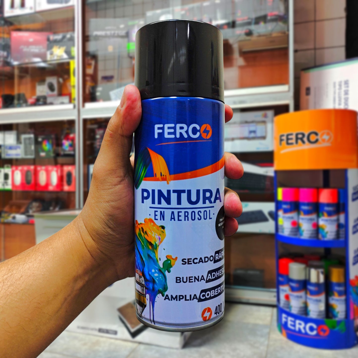 Pintura Ferco en Spray / Aerosol Acrílica Colores Clásicos 400cc
