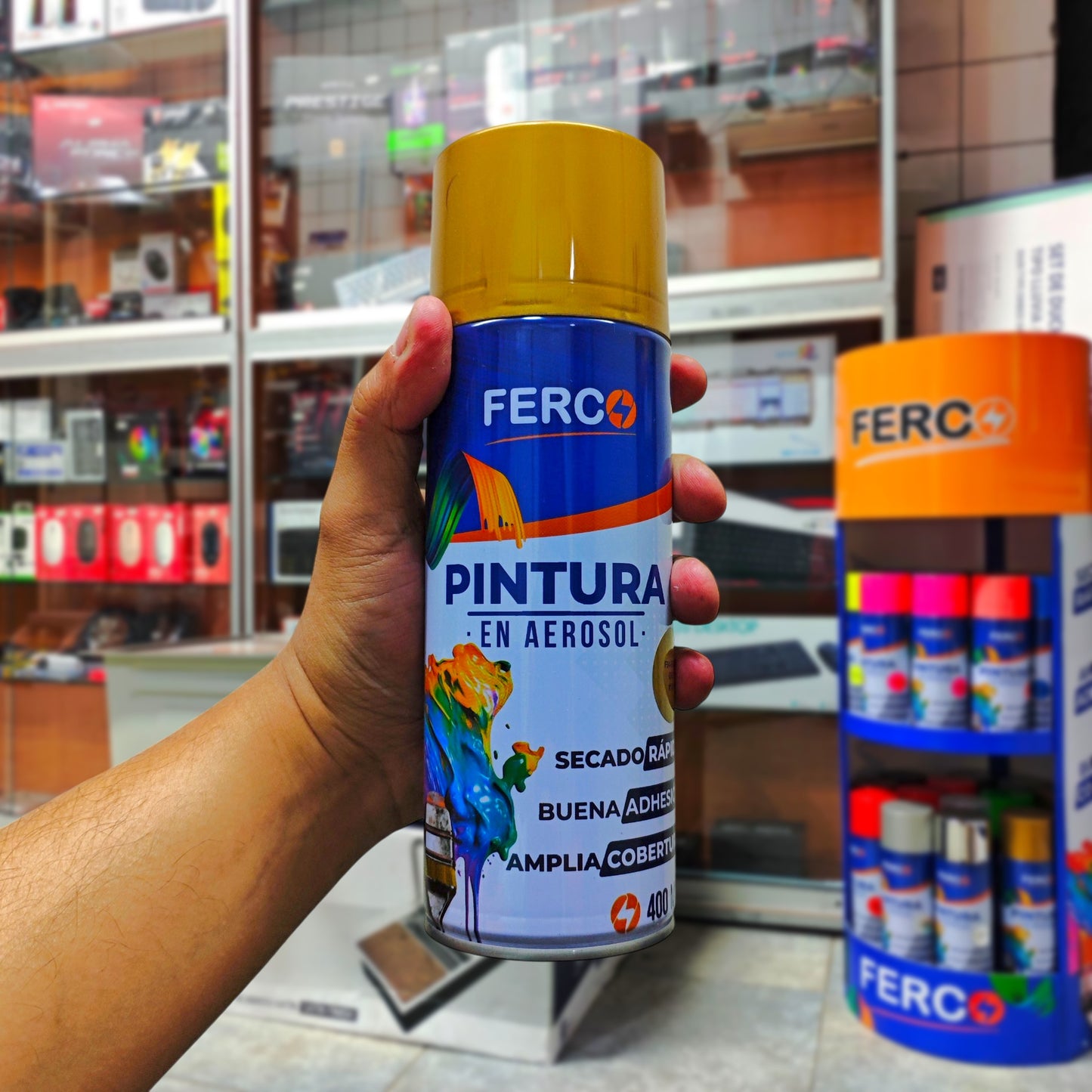 Pintura Ferco En Spray / Aerosol Acrílica Colores Premium 400cc