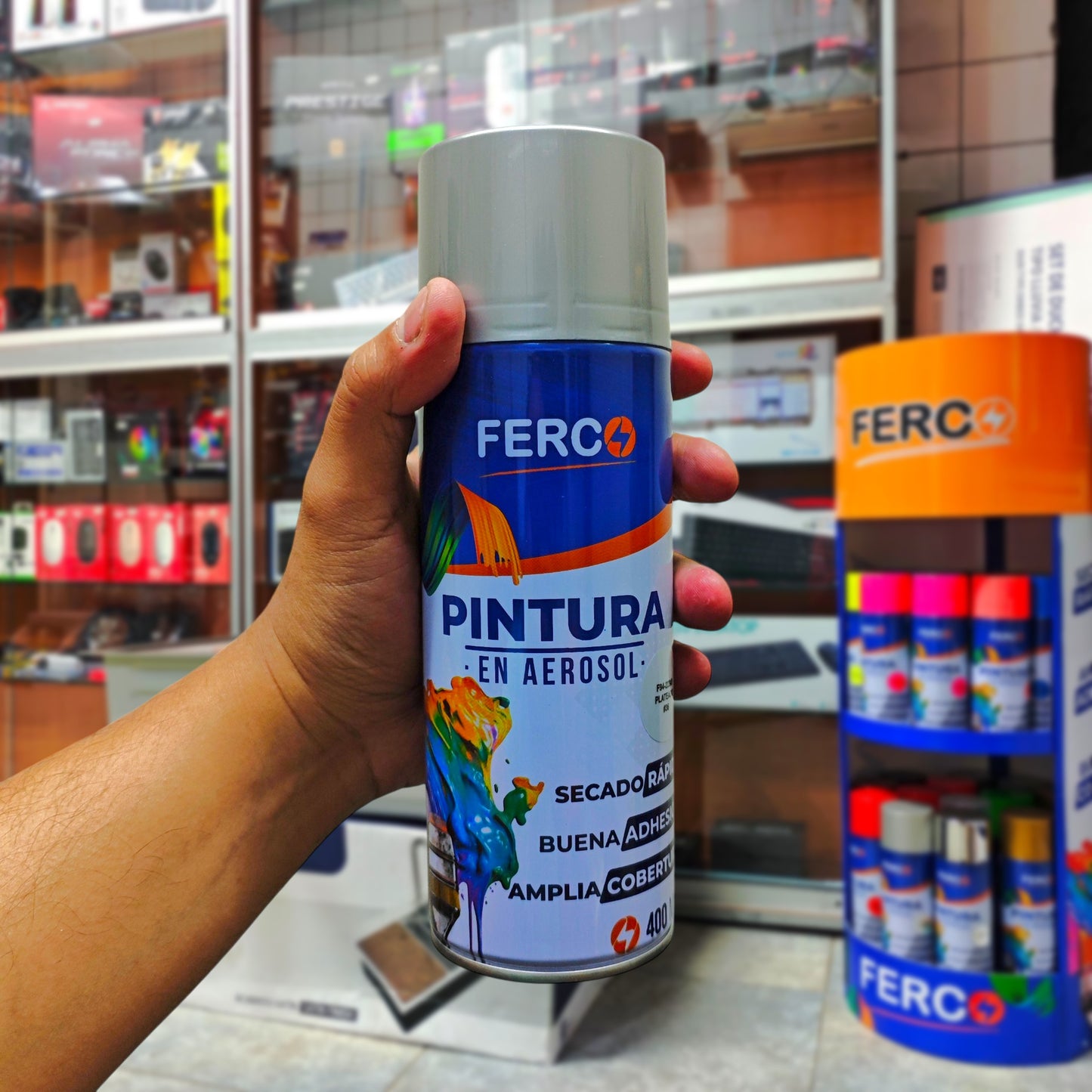 Pintura Ferco En Spray / Aerosol Acrílica Colores Premium 400cc