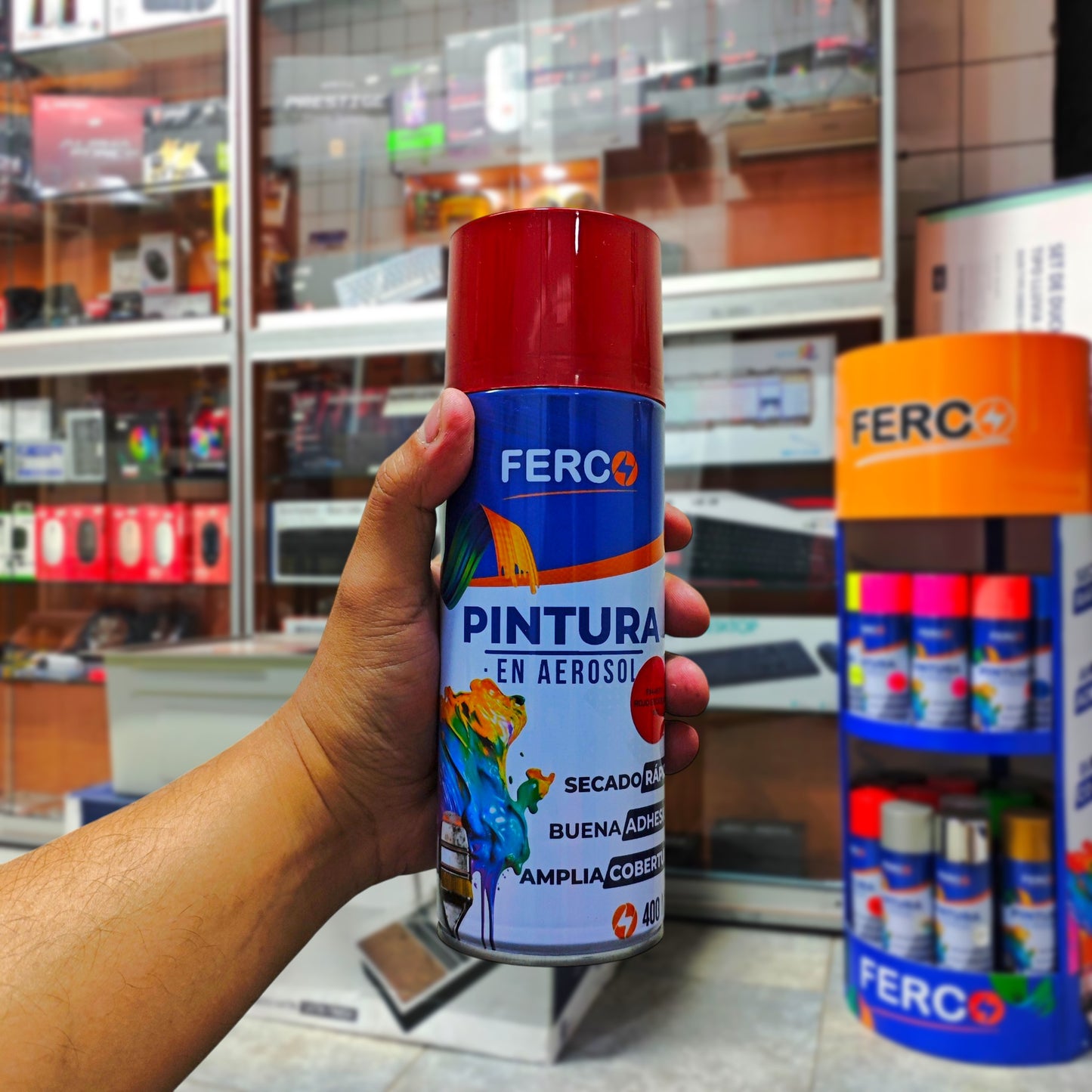 Pintura Ferco en Spray / Aerosol Acrílica Colores Clásicos 400cc
