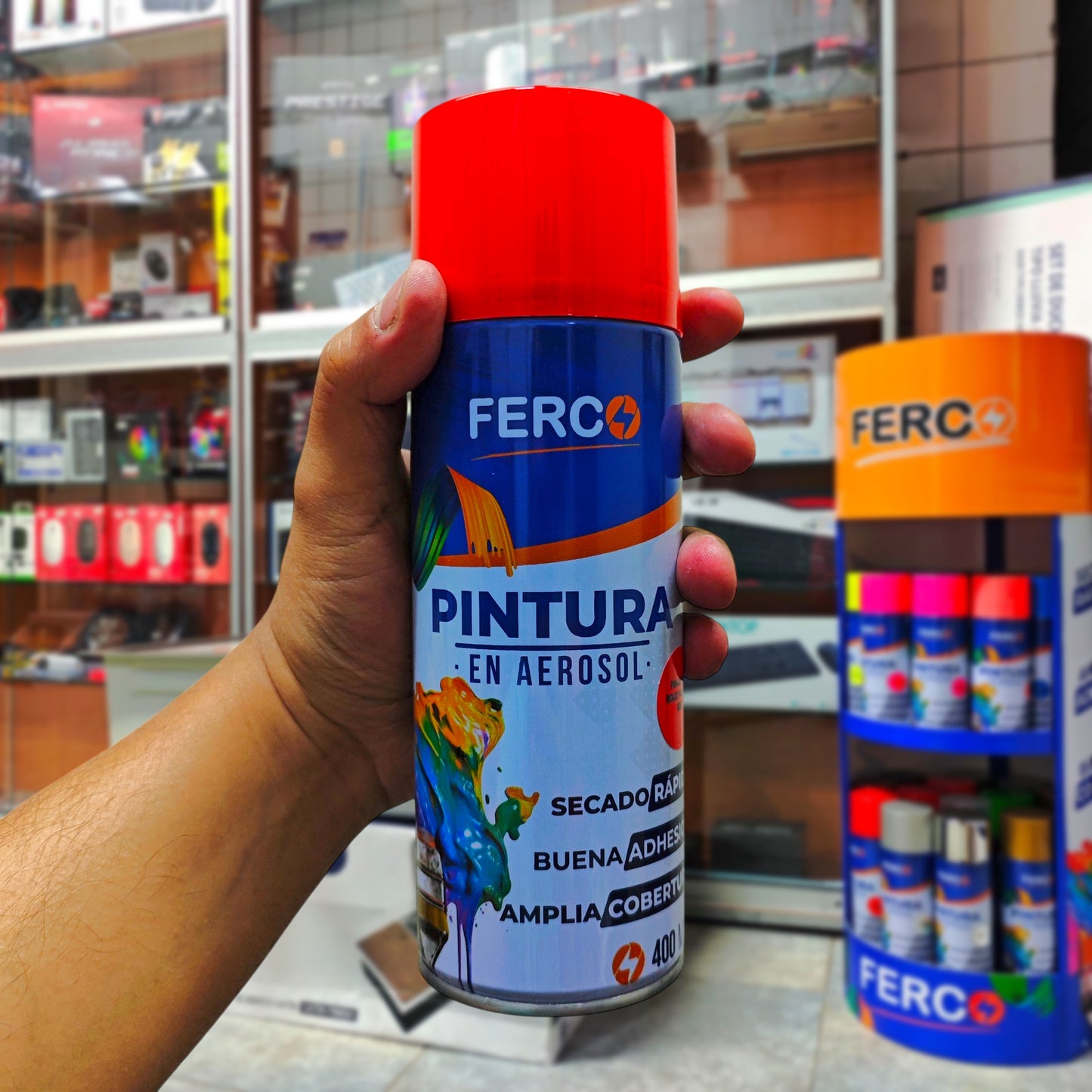 Pintura Ferco en Spray / Aerosol Acrílica Colores Clásicos 400cc