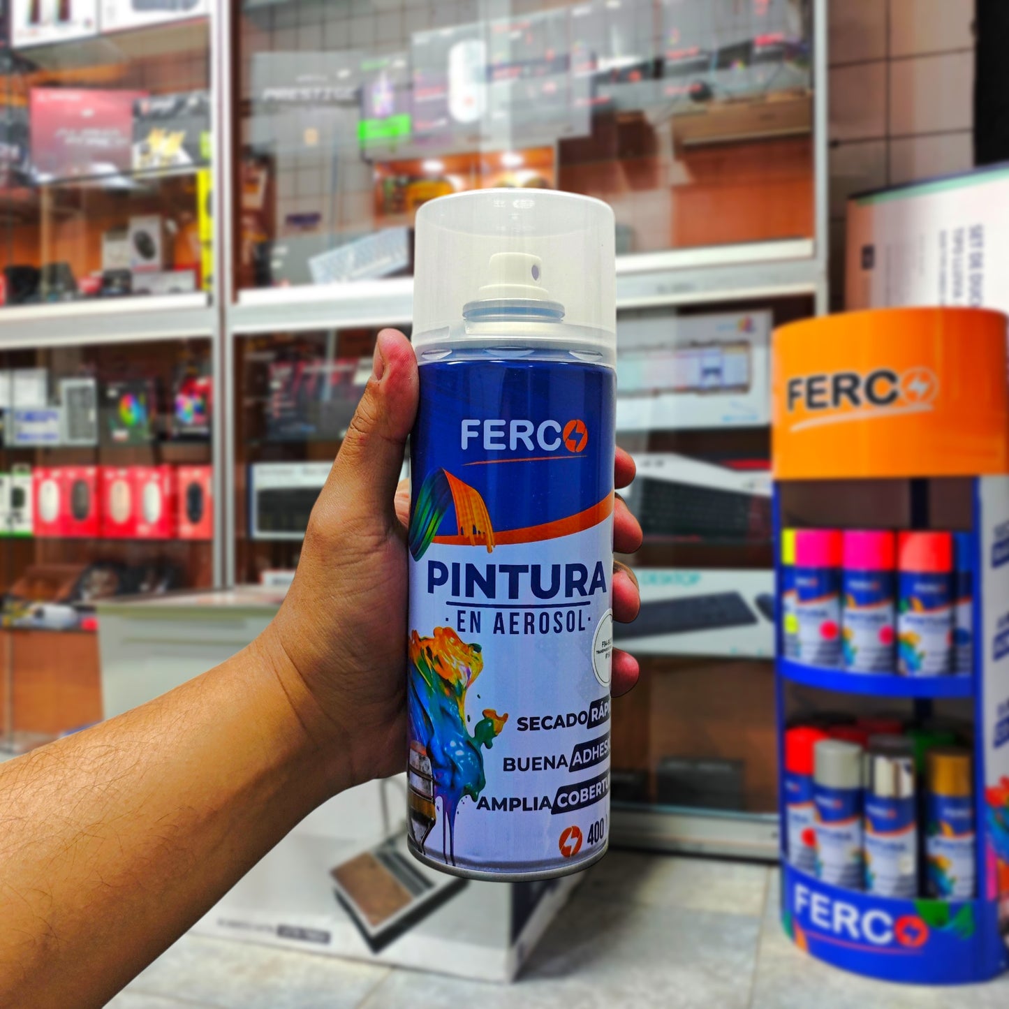 Pintura Ferco en Spray / Aerosol Acrílica Colores Clásicos 400cc