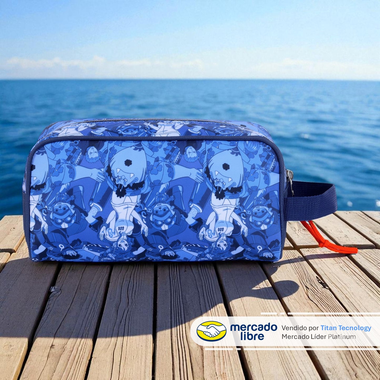 Cartuchera / Estuche Capi Ovalado One Piece Cartoons