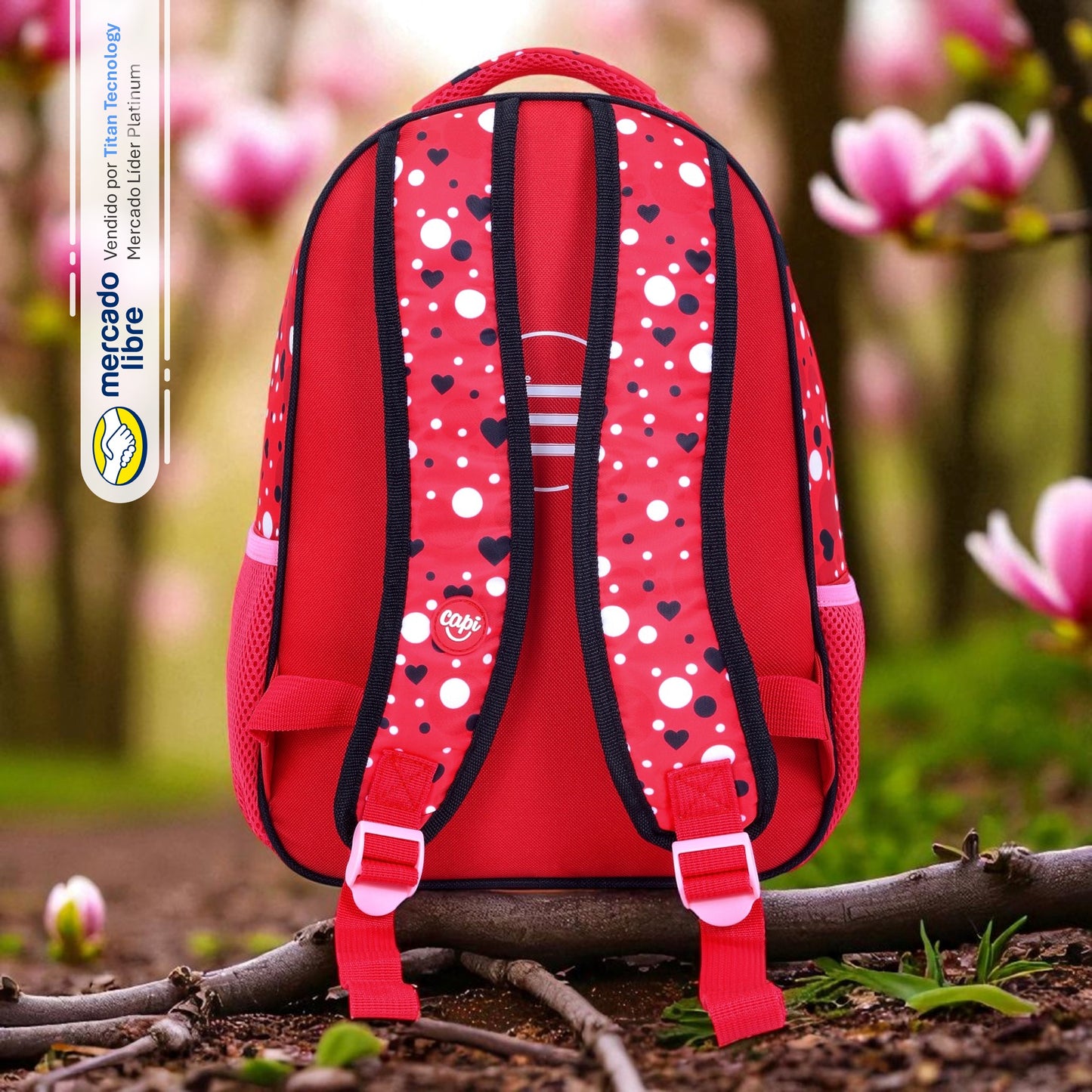 Bolso / Morral Capi Kids Mediano Cute Jade (XS)