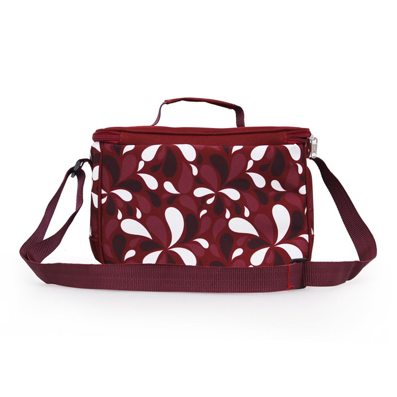 Lonchera Térmica Autana Rectangular Magenta Splash + Obsequio