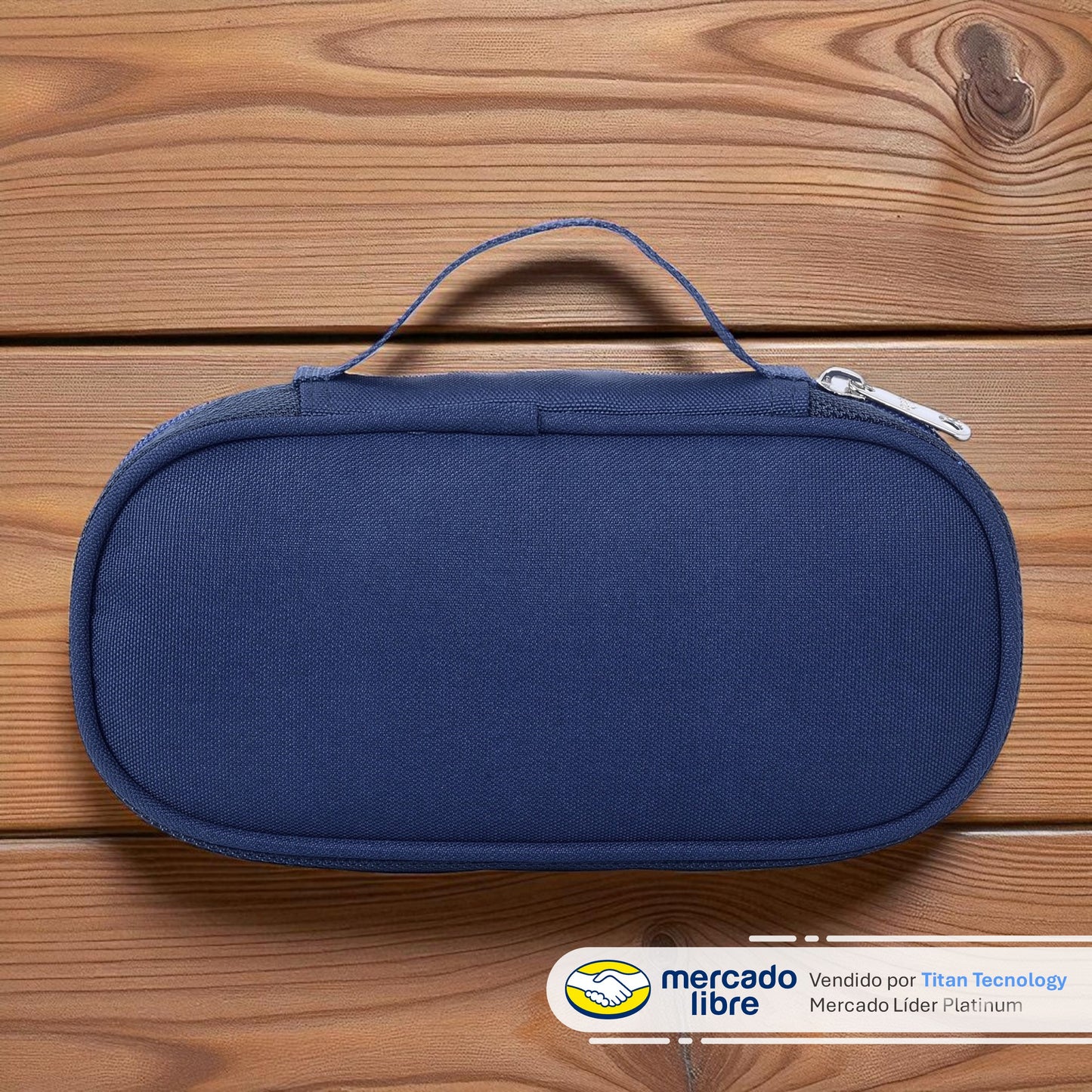 Cartuchera / Estuche Capi Ovalado Happy Classic Blue