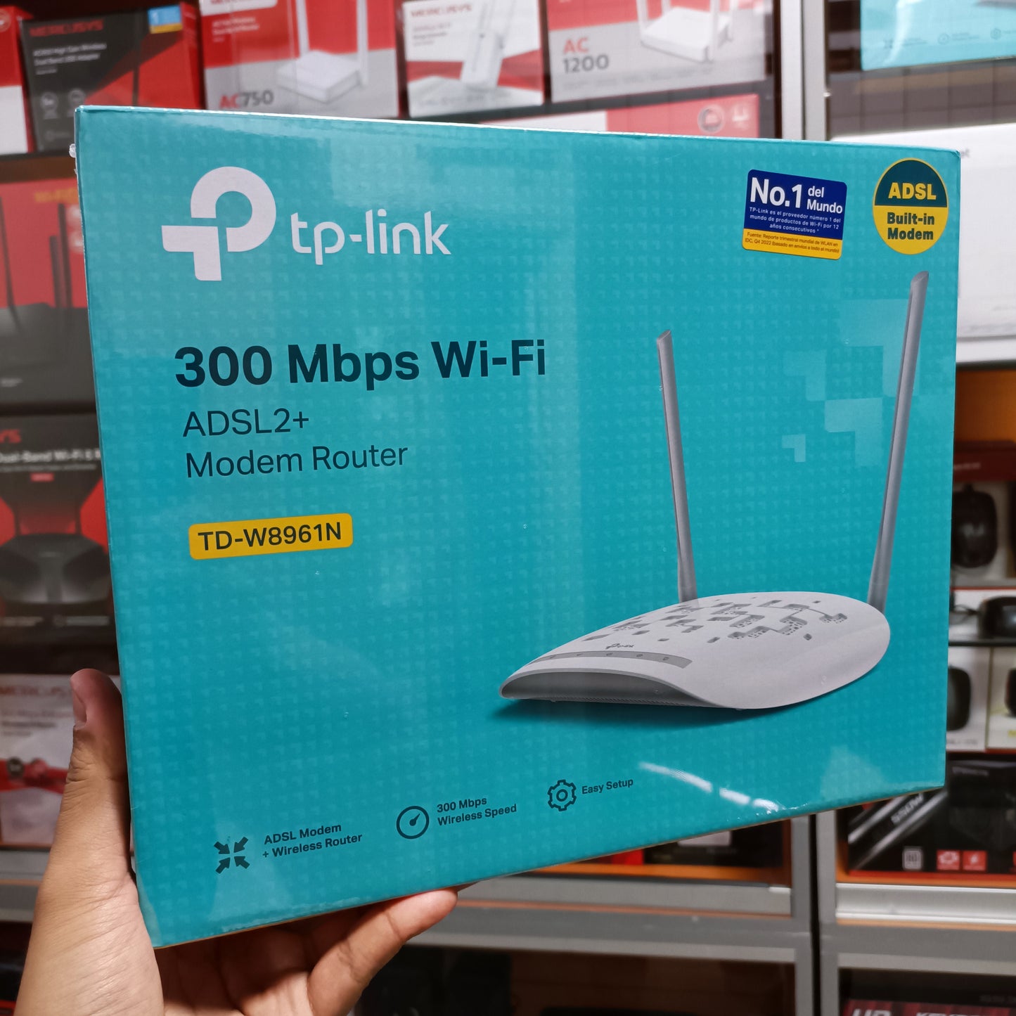 Modem Router Wifi TD-W8961N 2 Antenas Adsl2 + ABA