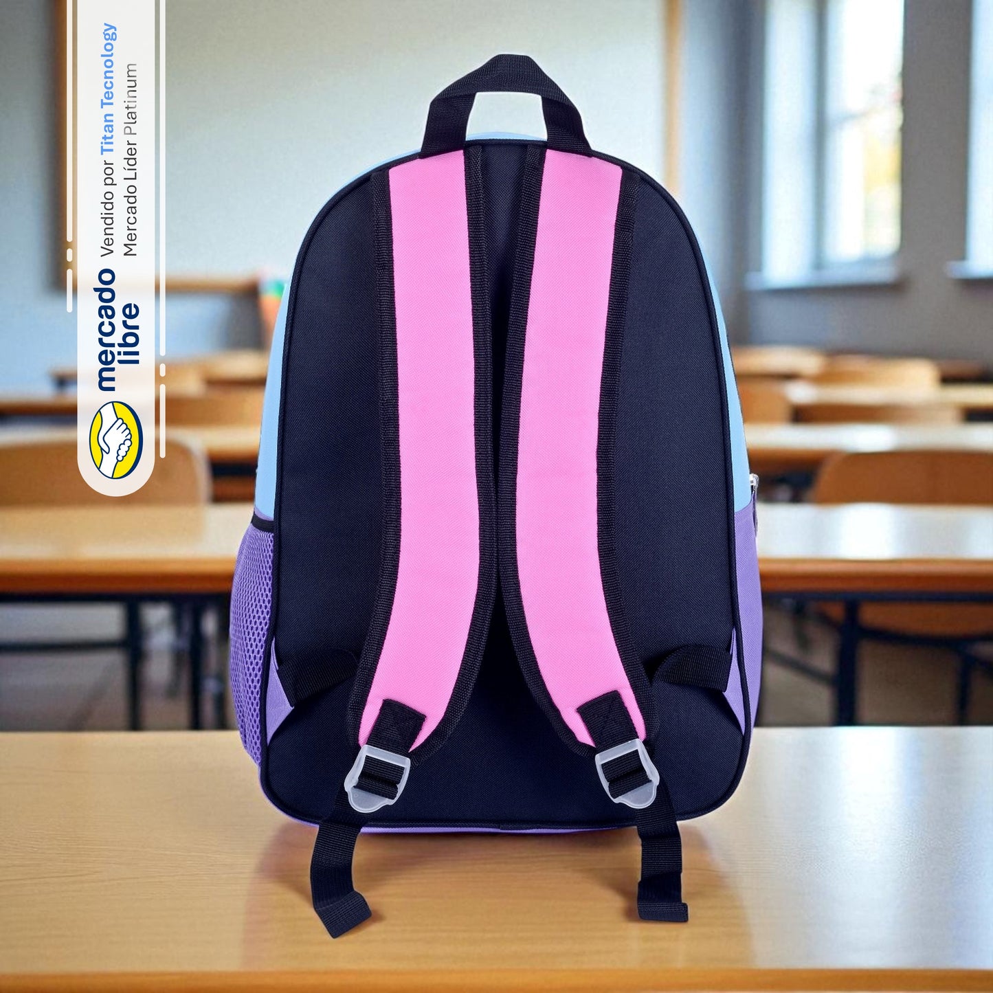 Tripack / Morral + Lonchera + Estuche Capi Kids - Kuromi All Star (S)