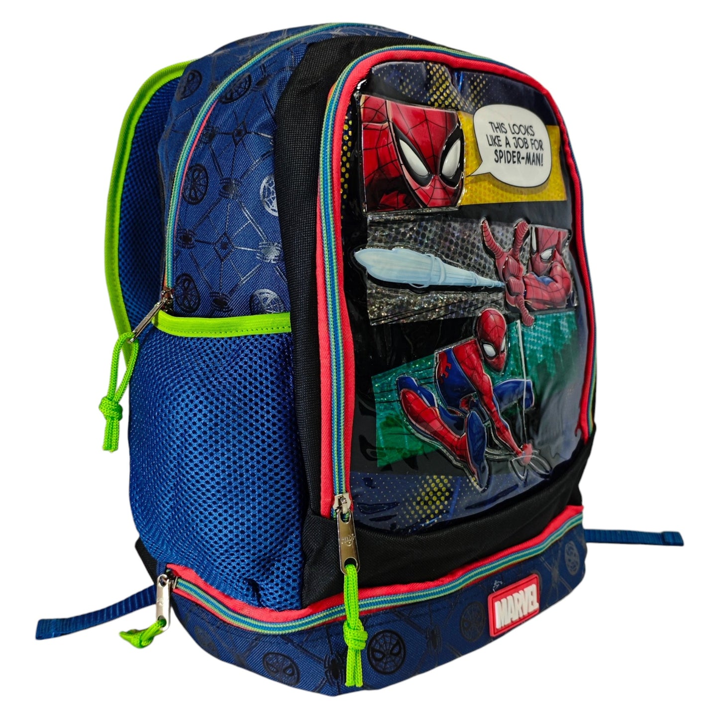Bolso / Morral + Lonchera Integrada Capi Spider-Man Comics Marvel