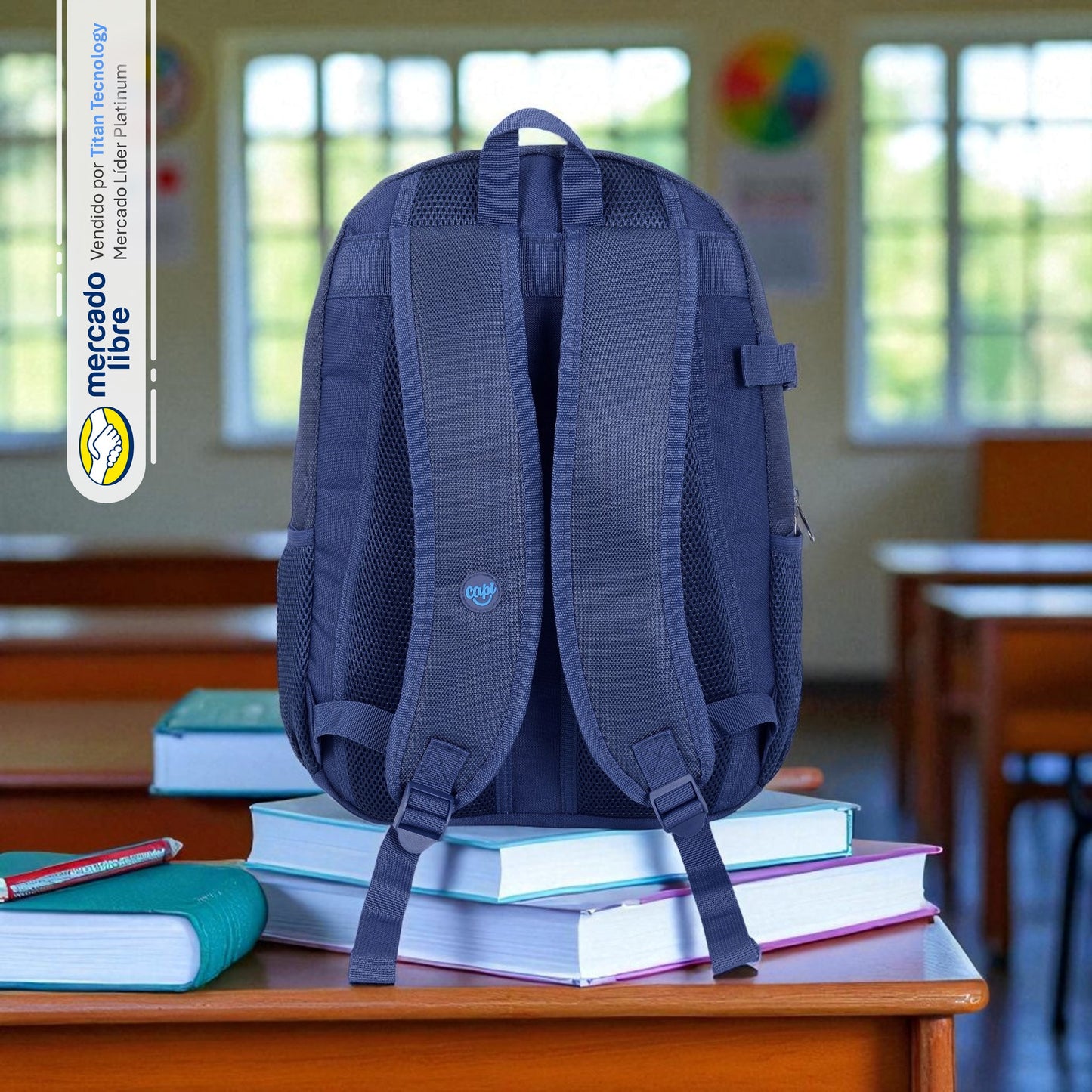 Bolso / Morral Grande Capi Happy Classic Blue Colección 2025 (M)