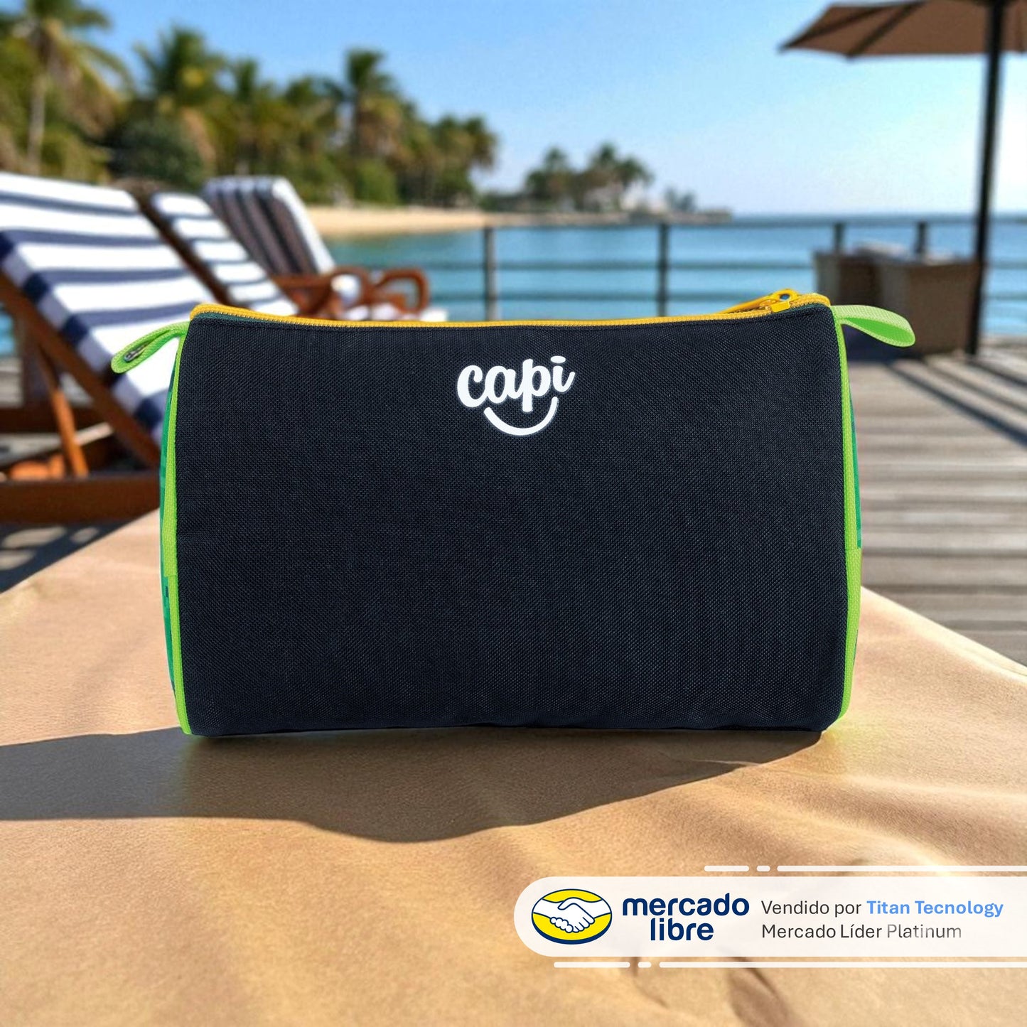 Cartuchera / Estuche Capi Kids Triangular Cocodrile