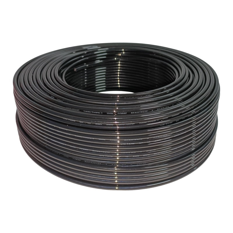 Cable Eléctrico 100% Cobre 12 AWG - Rollo 100 Metros / Voltage