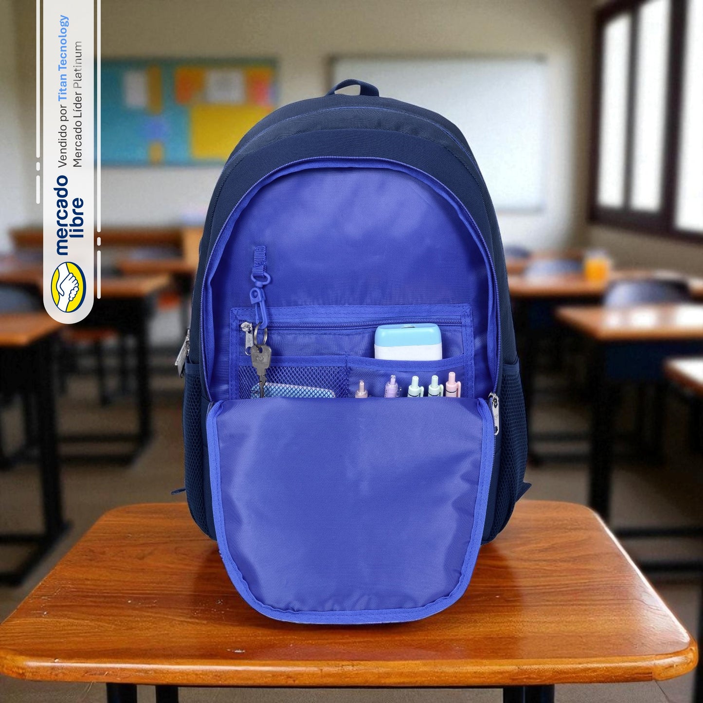Bolso / Morral Grande Capi Happy Classic Blue Colección 2025 (M)