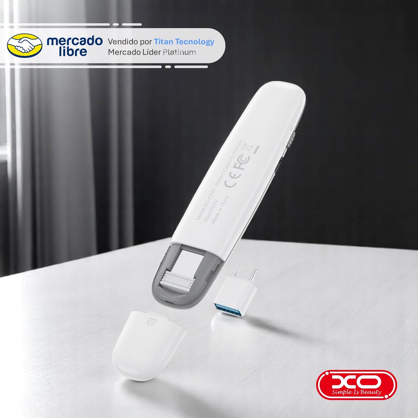 Presentador XO / Apuntador / Puntero Láser Inalámbrico USB