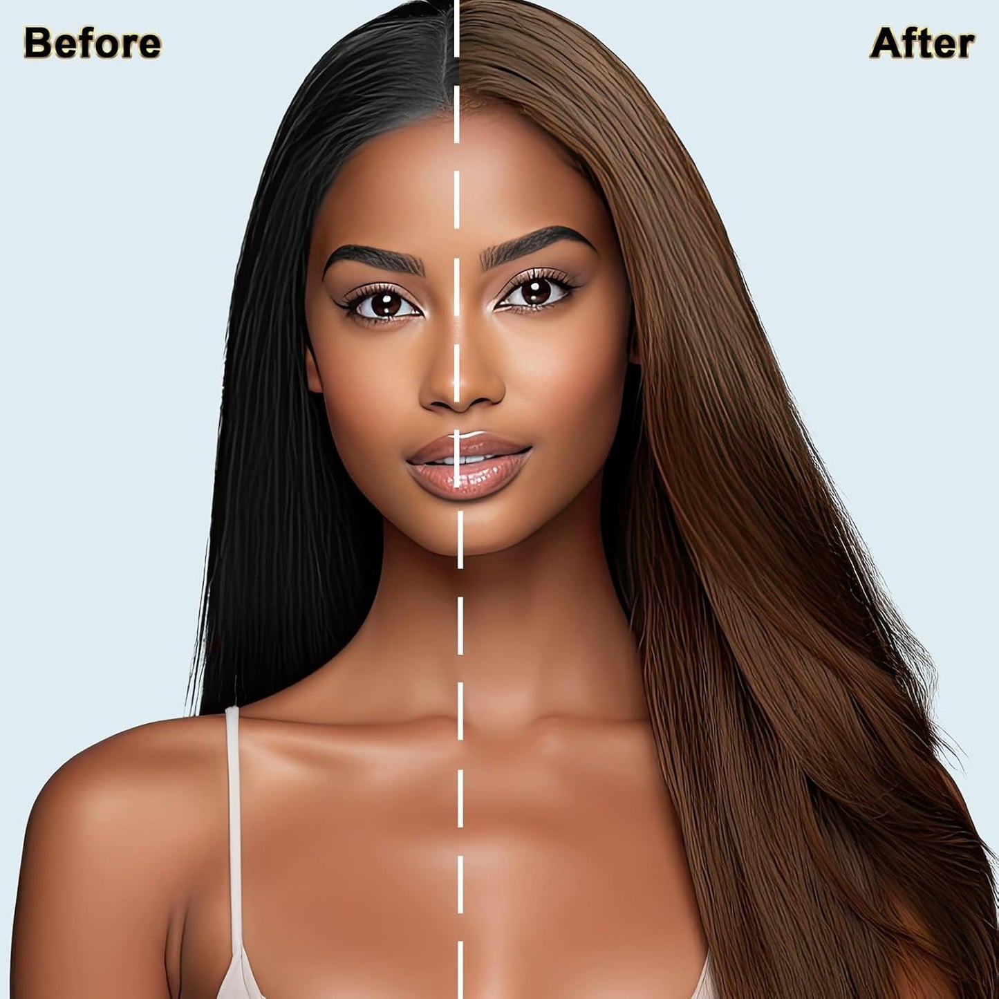 Shampoo Cubre Canas Meidu Tinte 3 En 1 Color
