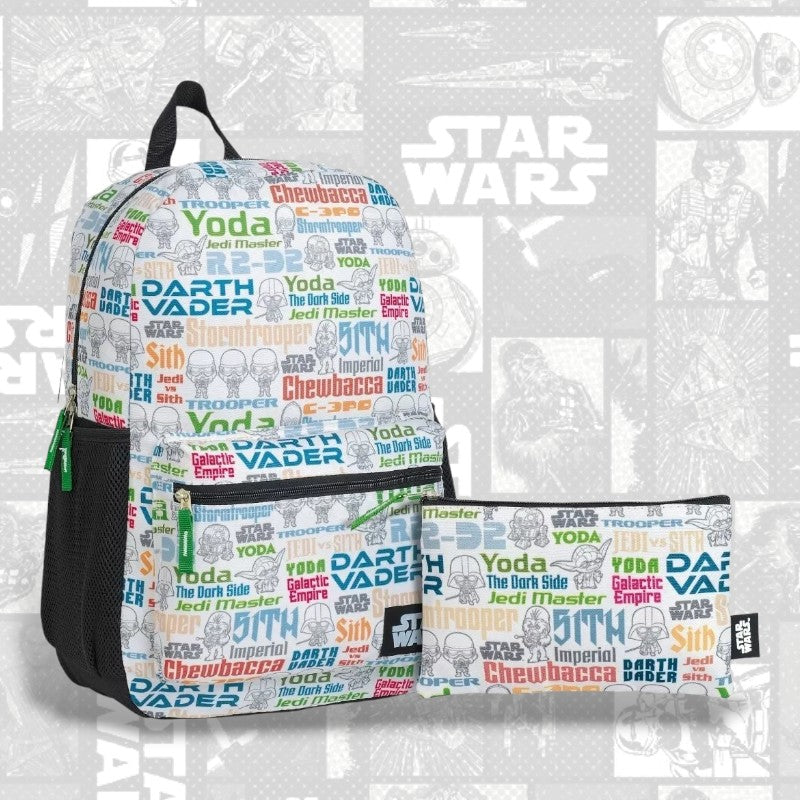 Bolso / Morral + Cartuchera Stars Wars