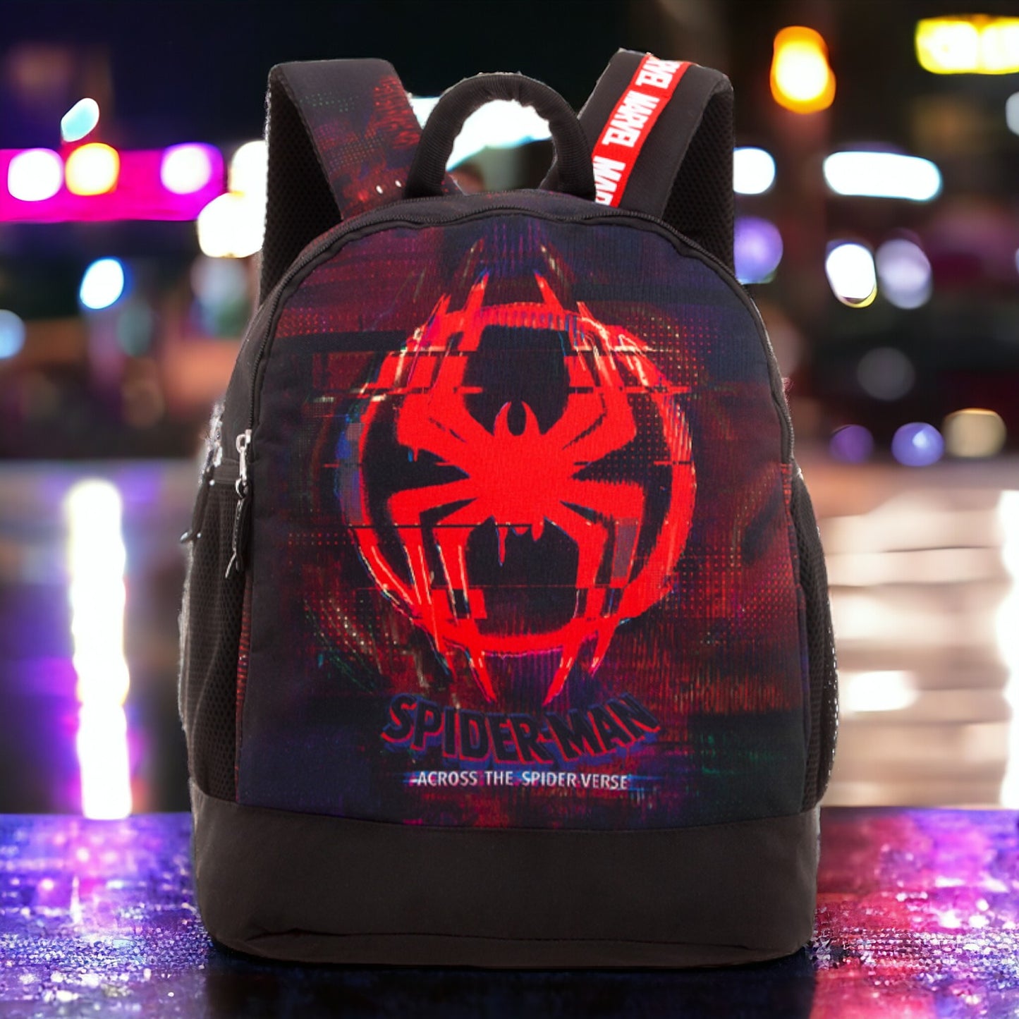 Combo Morral + Cartuchera Spider-Man Holographic Capi