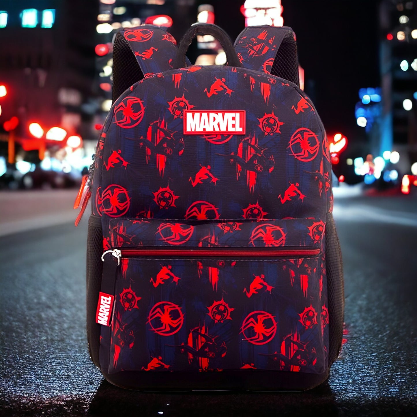 Bolso / Morral + Cartuchera Capi Spider-Man Marvel