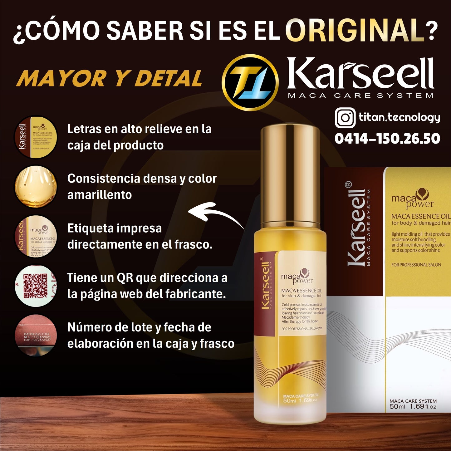 Karseell Serum Aceite Hidratante De Argán Marroqui de 50 ml Original