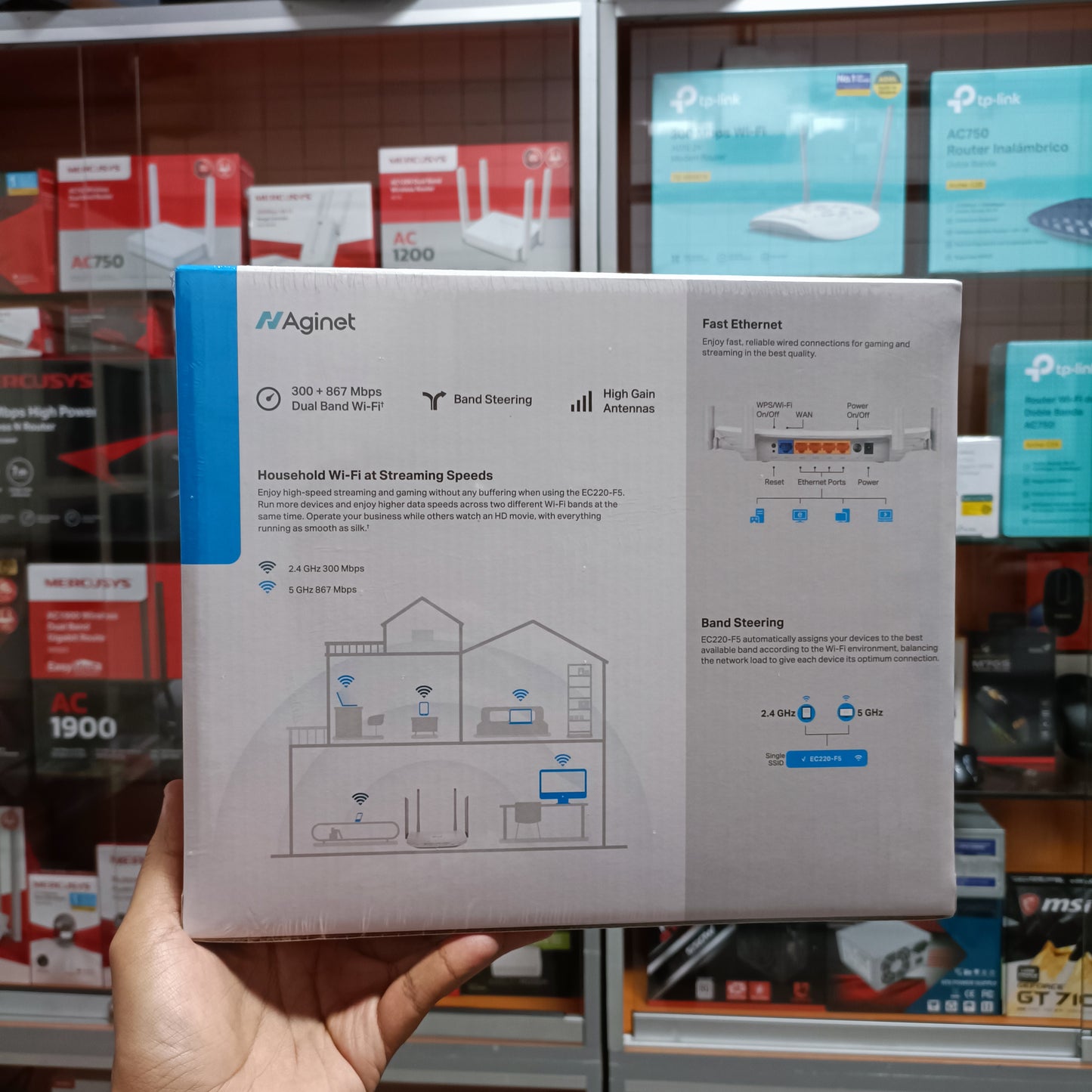 Router Wireless Dual Band Aginet EC220-F5