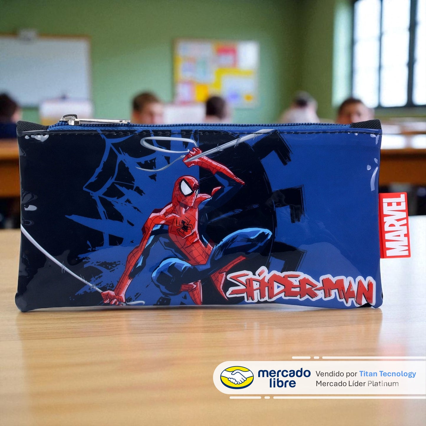 Tripack / Morral + Lonchera + Estuche Capi Kids - Spider-Man Awesome (S)