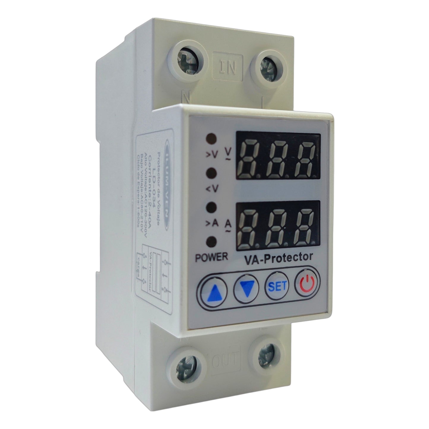Protector / Supervisor Multi-voltaje Digital 110/220v 40amp