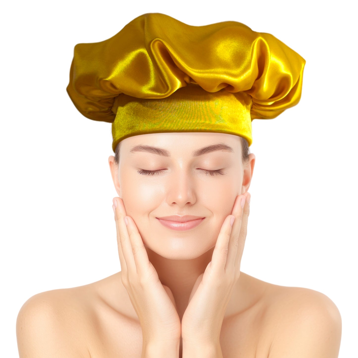 Bonnet / Gorro de Satén para dormir y evitar el frizz - Corto