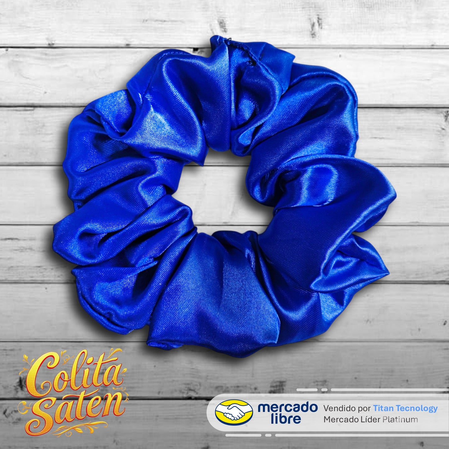 Scrunchies / Colita / Moñera / Moño De Satén - Pack De 3 Unidades
