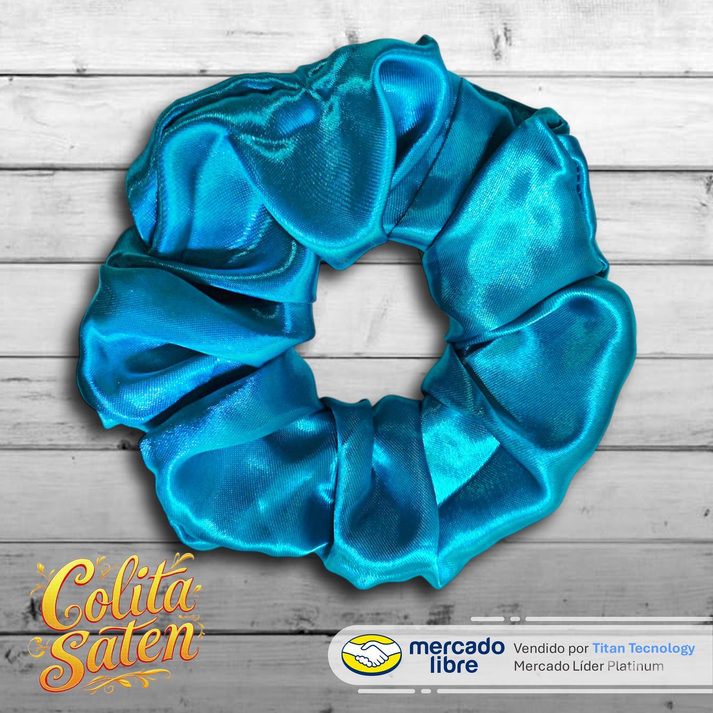 Scrunchies / Colita / Moñera / Moño De Satén - Pack De 3 Unidades