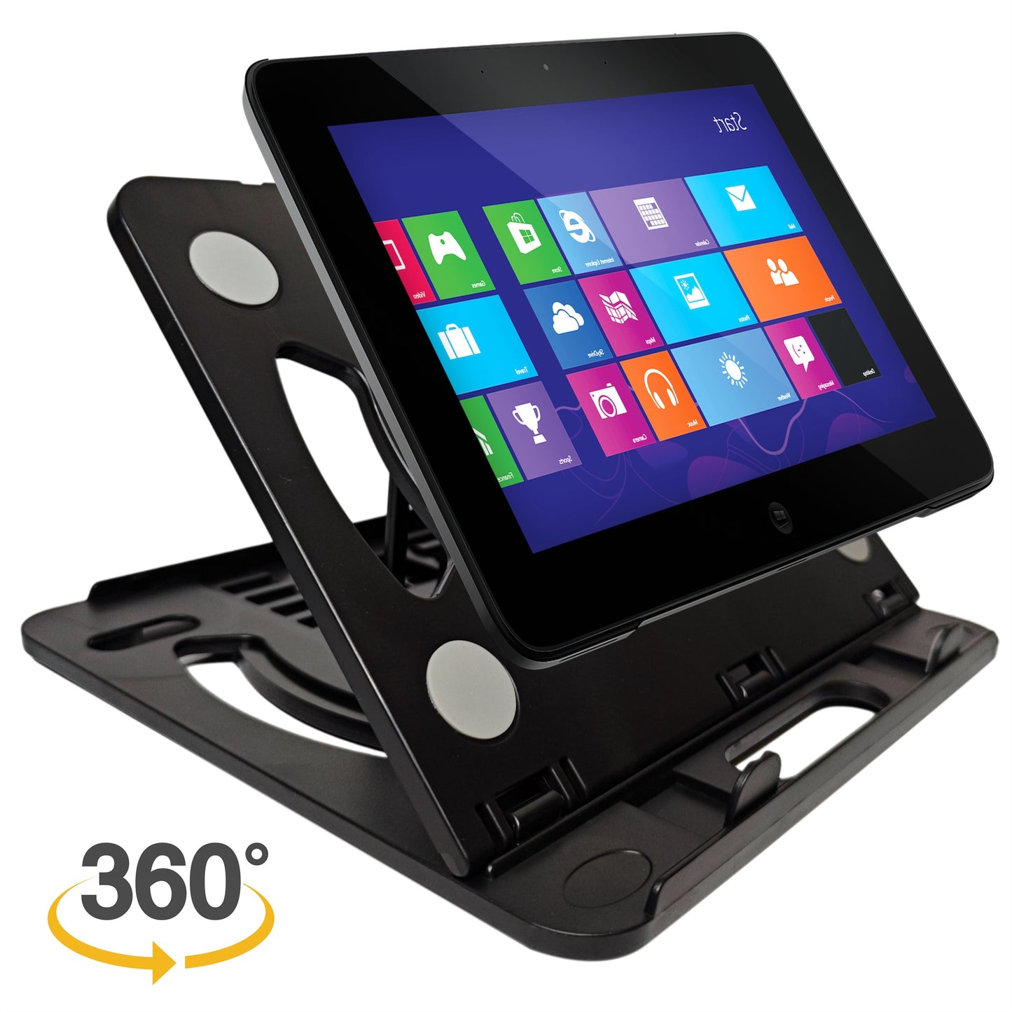 Base Soporte Plegable Para Laptop o Tablet Ajustable 15" Black