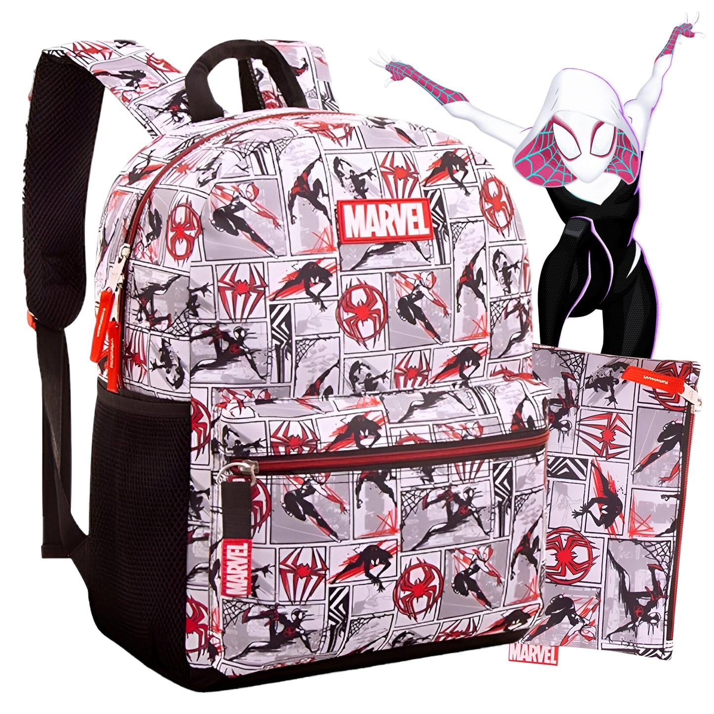 Bolso / Morral + Cartuchera Capi Spider-Man Marvel